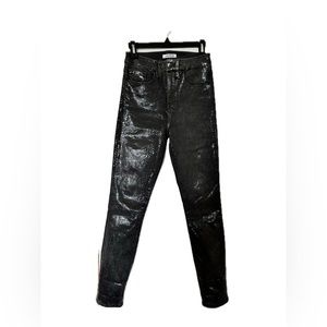 Good American snake print jeans, size 2/25